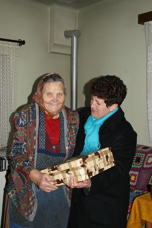 Geschenke &uuml;bergeben