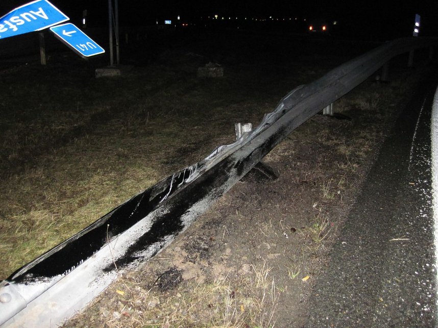 Crash auf der Autobahn