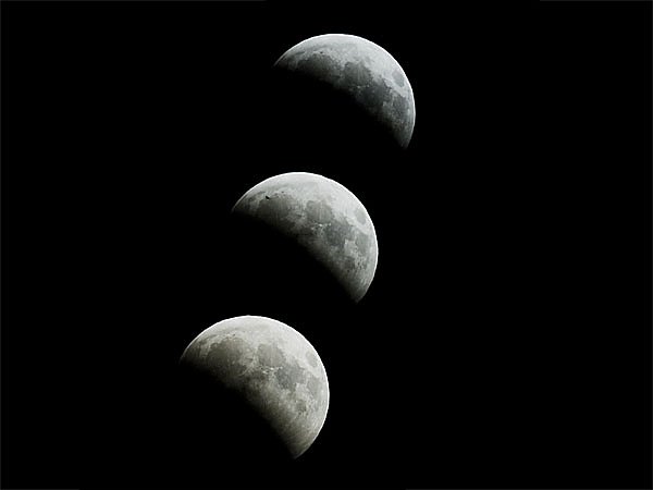 Mond-Finsternis-Phasen