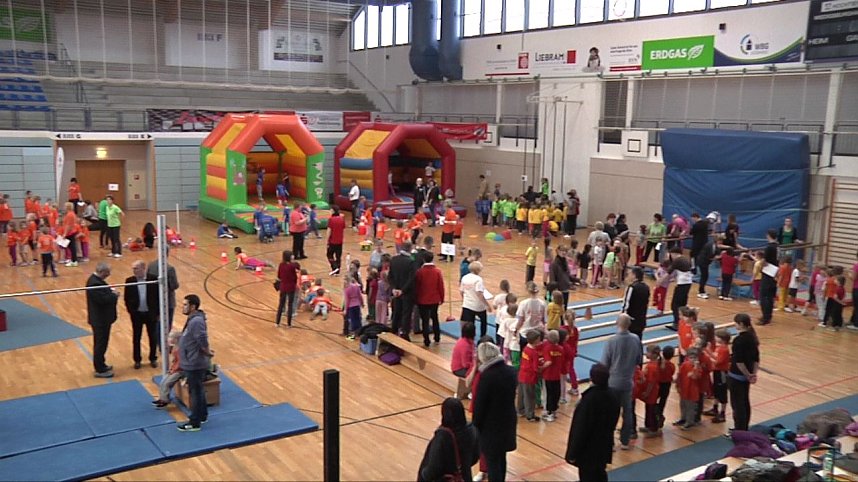 Spa&szlig; beim Turnen