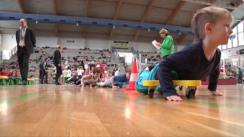 Spa&szlig; beim Turnen