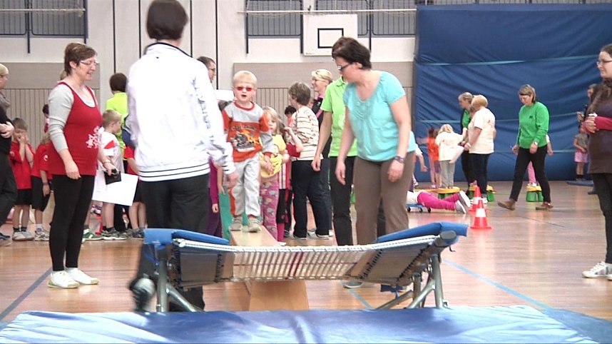 Spa&szlig; beim Turnen