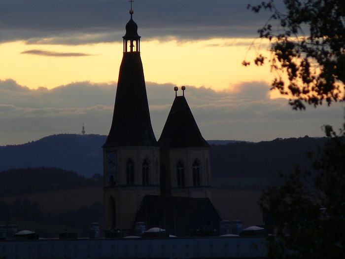 Abendhimmel &uuml;ber Nordhausen