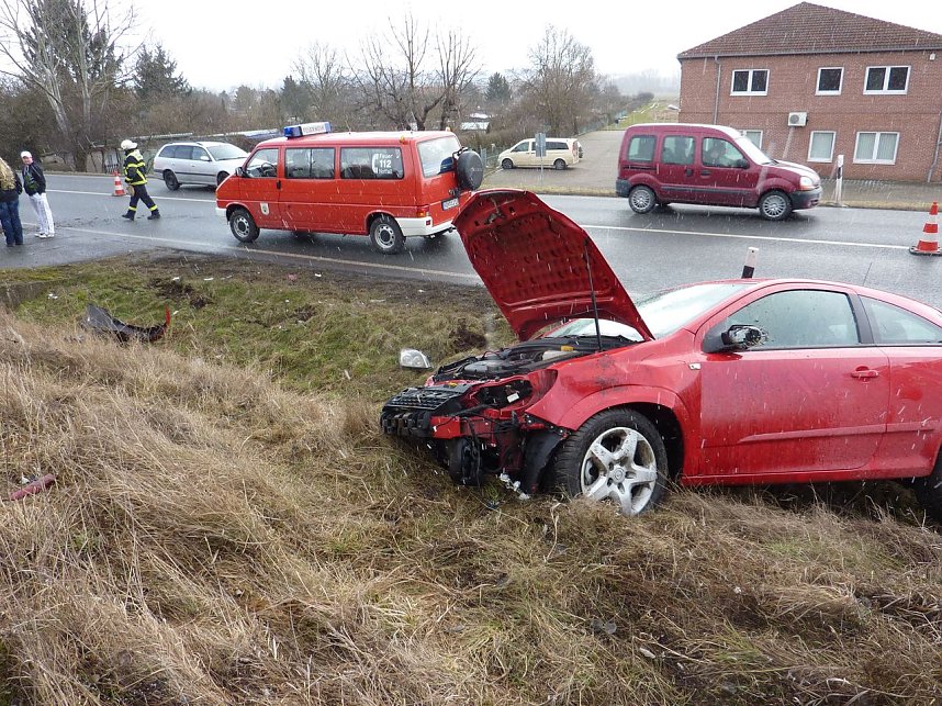 Unfall zwischen Bielen und Nordhausen