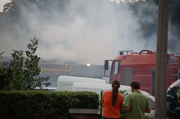 Brand in der Parkallee