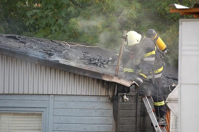 Brand in der Parkallee