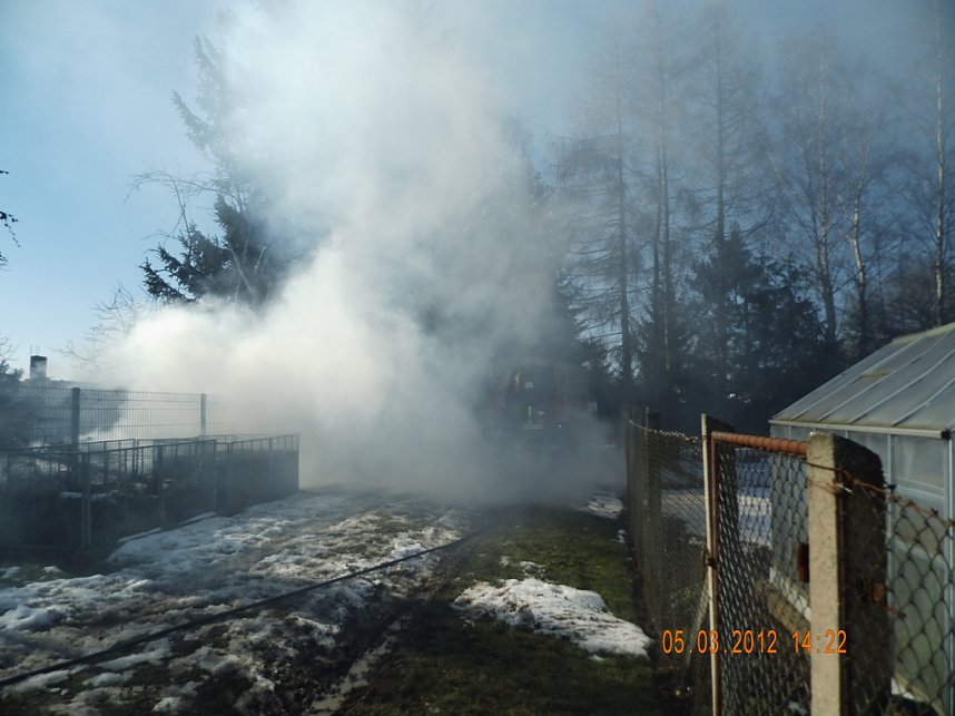 Gartenlaube brannte nieder