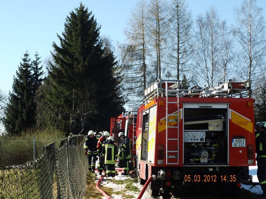 Gartenlaube brannte nieder