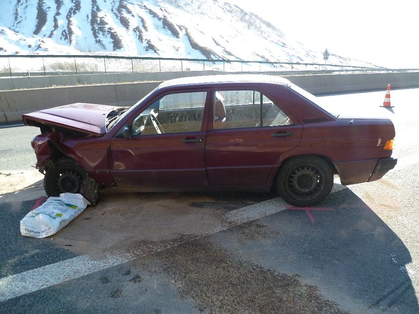 Unfall auf der Autobahn