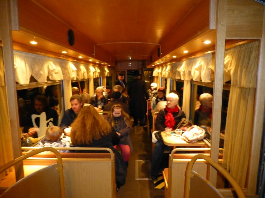 Mit dem Schienenbistro unterwegs