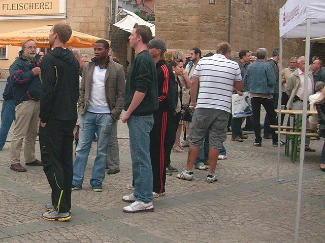 Atheltenpr&auml;sentation Markt Sondershausen