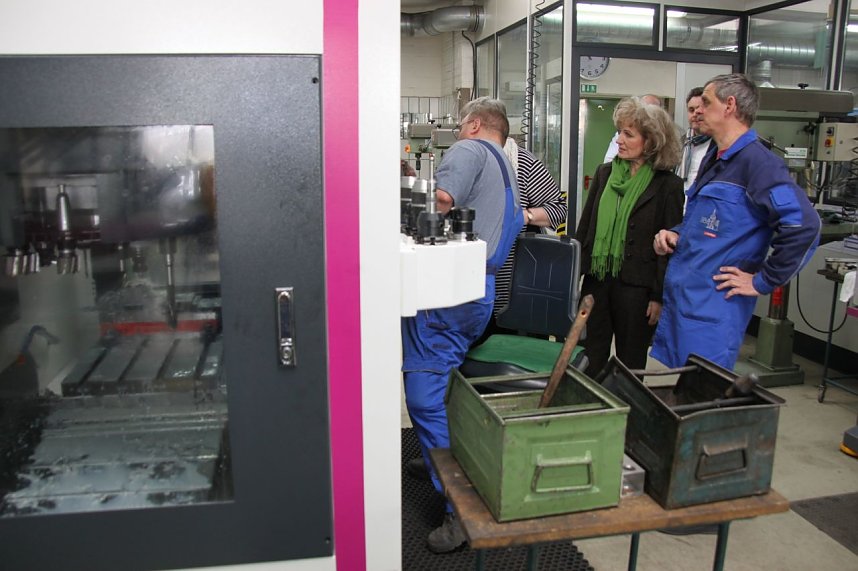 Landr&auml;tin unnterwegs