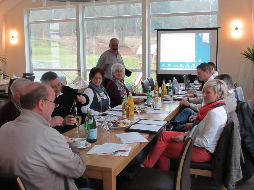 In Klausur gearbeitet