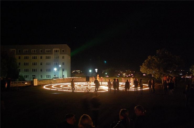 Lichterfest 2008 Petersberg Nordhausen