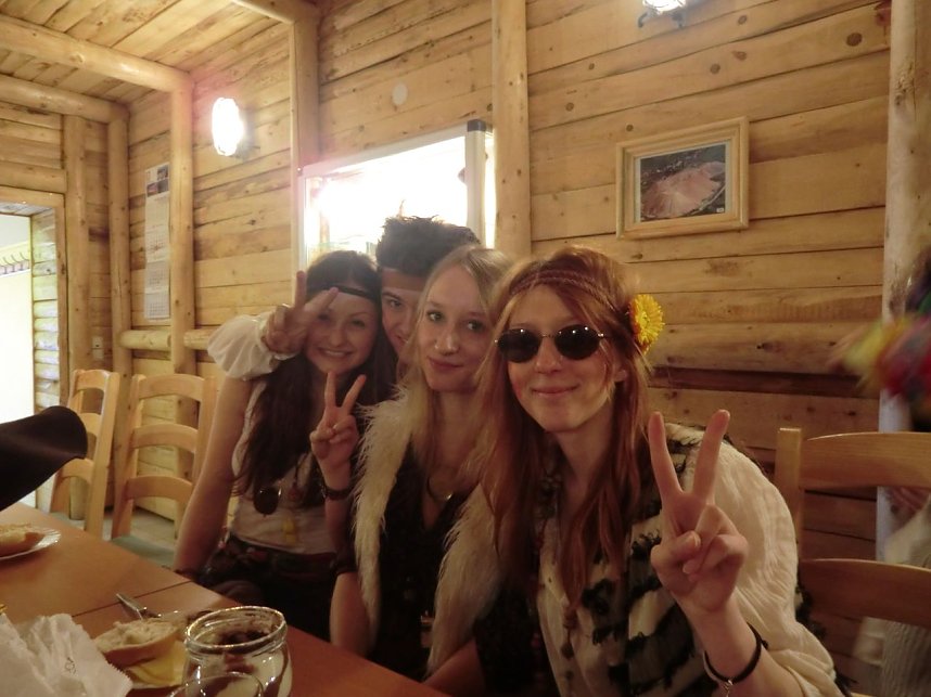 Abschied mit Flower Power