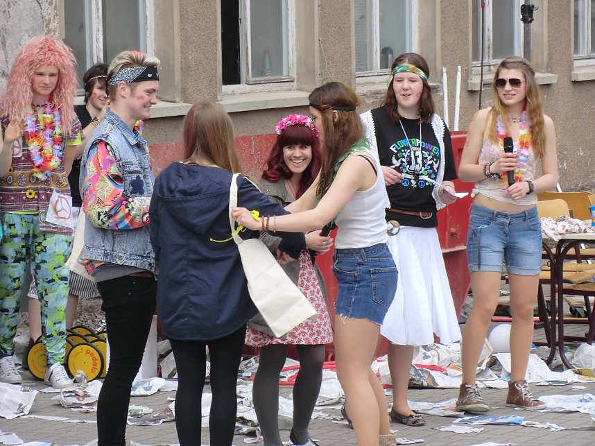 Abschied mit Flower Power