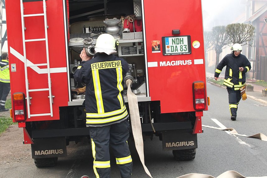 Brand in Niedersachswerfen