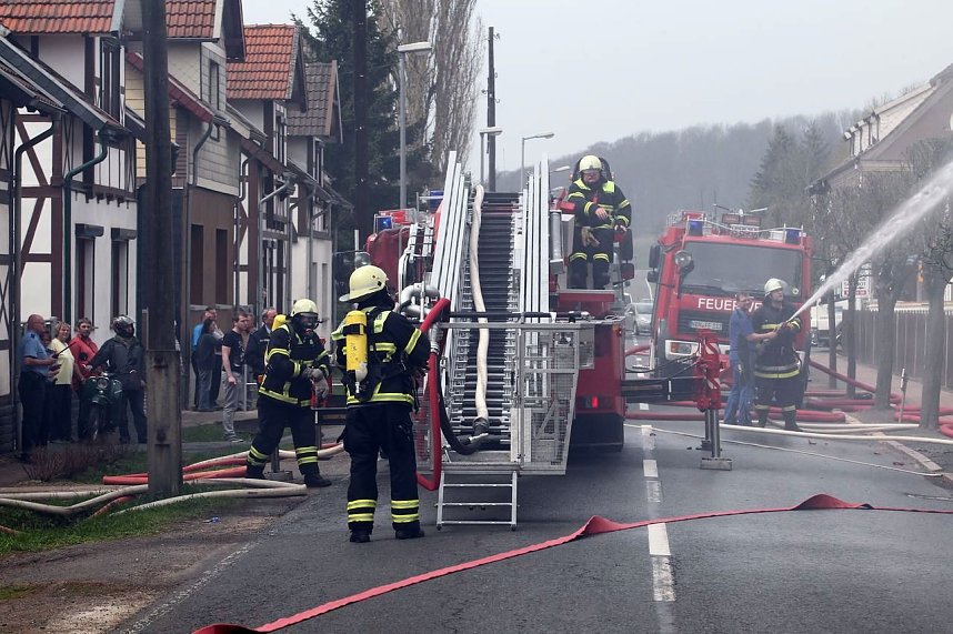 Brand in Niedersachswerfen
