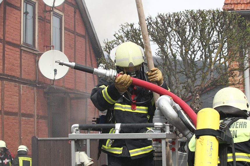 Brand in Niedersachswerfen
