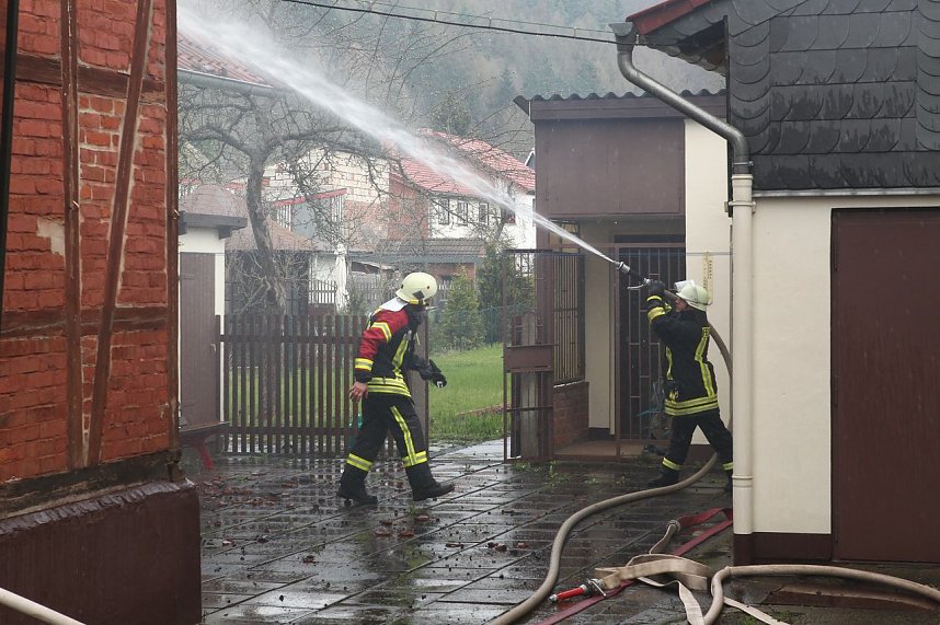 Brand in Niedersachswerfen