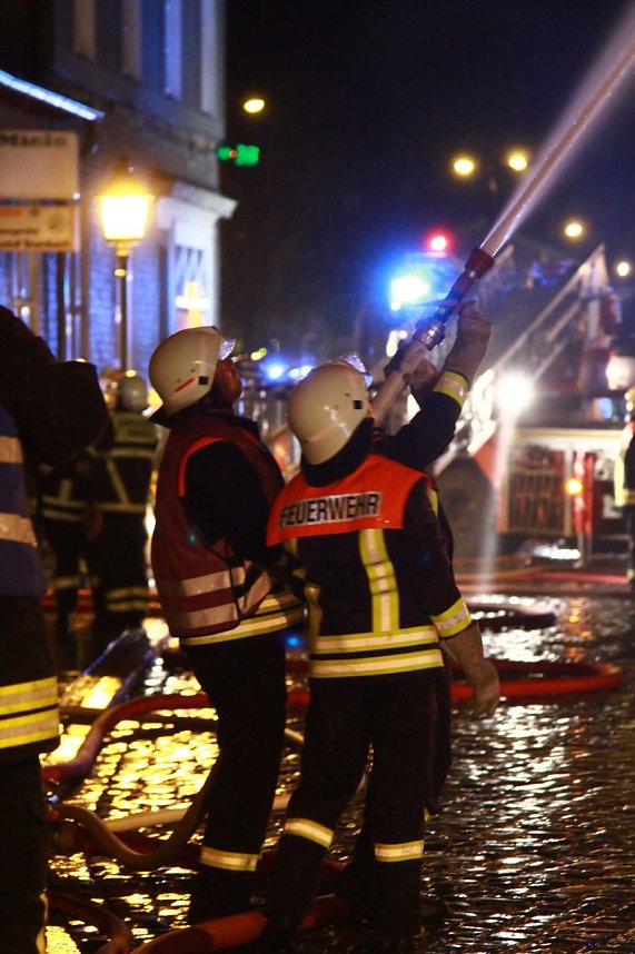 Brand in der Altstadt