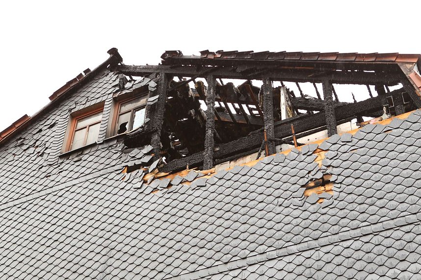 Brand in der Altstadt