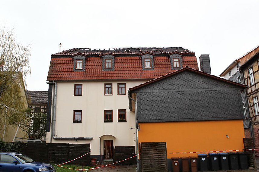 Brand in der Altstadt