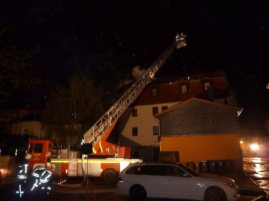 Brand in der Altstadt