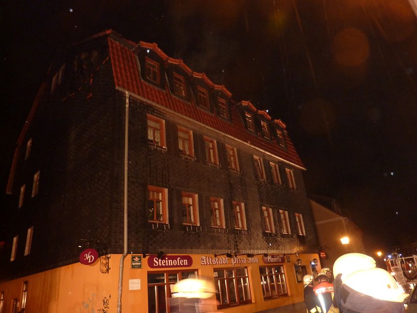 Brand in der Altstadt