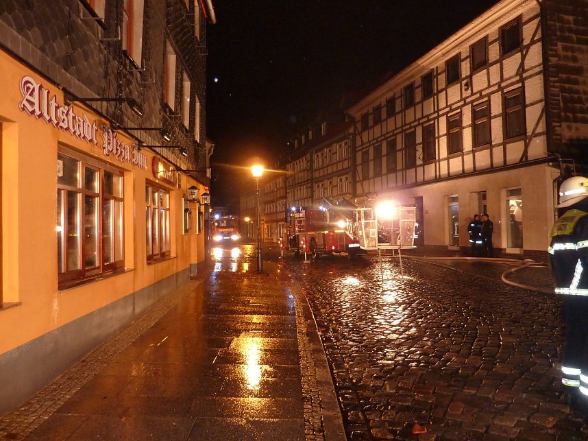 Brand in der Altstadt