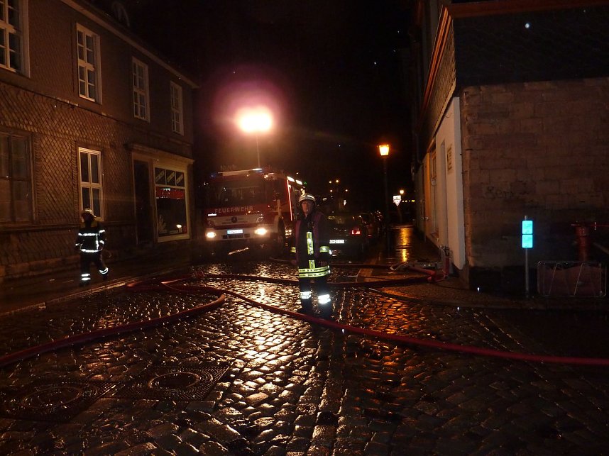 Brand in der Altstadt