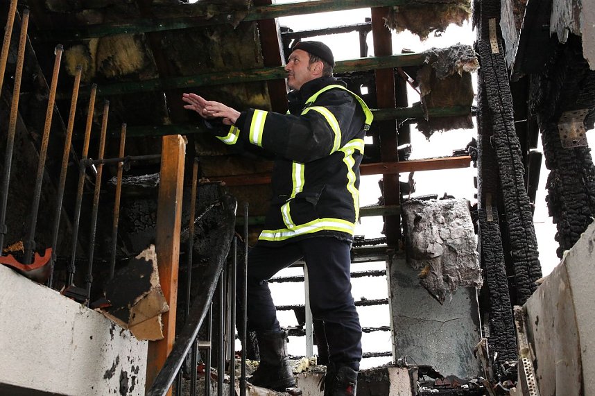 Brandschaden im Haus