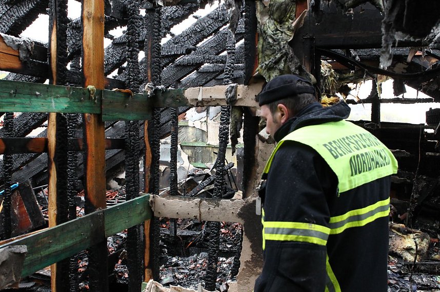 Brandschaden im Haus