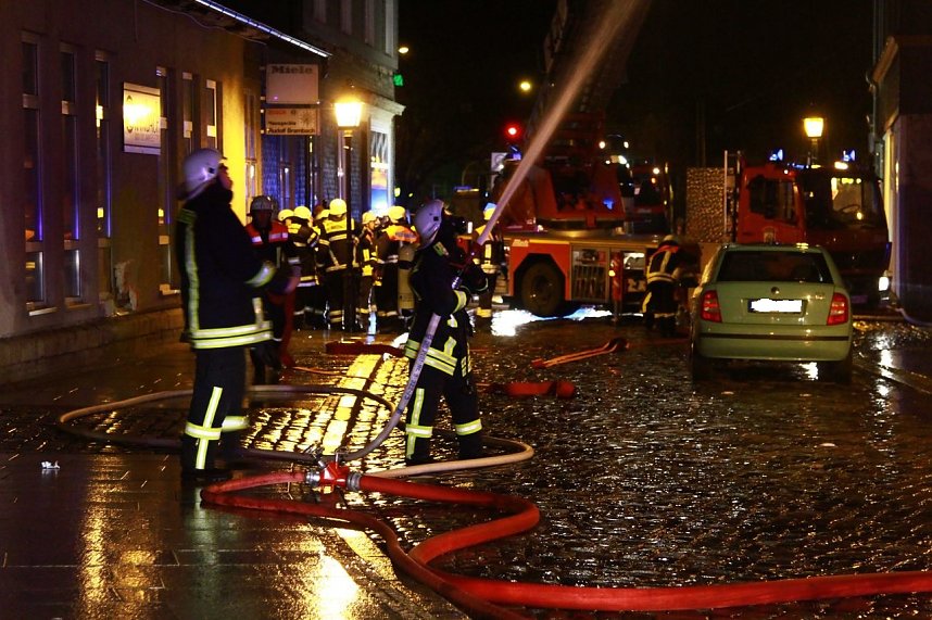 Brand in der Altstadt