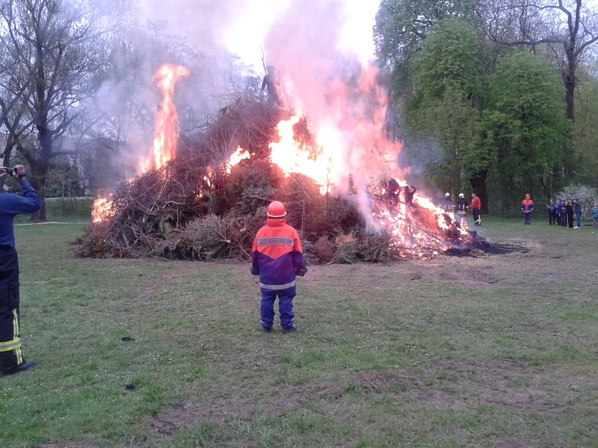 Walpurgisfeuer in Hoym