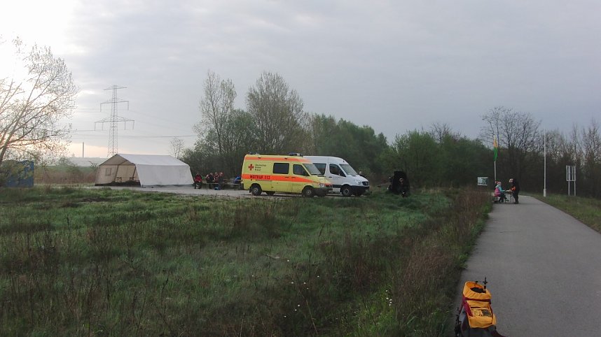 104 Kilometer gewandert