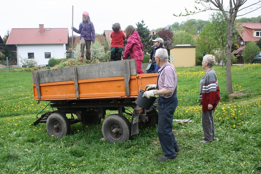 Arbeitseinsatz am Moosberg