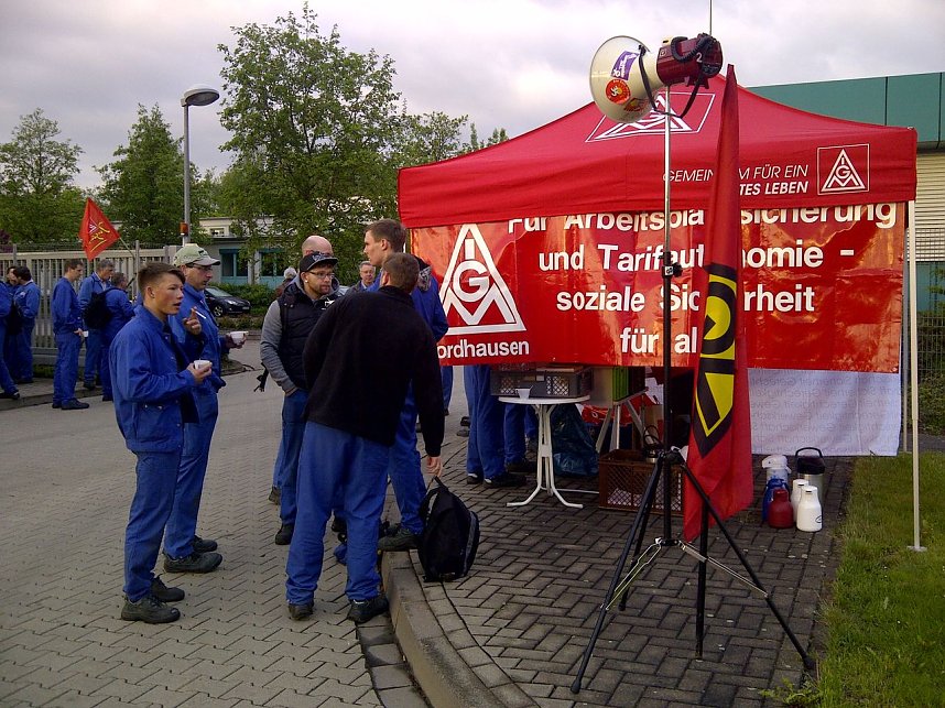 Warnstreiks in Nordth&uuml;ringen
