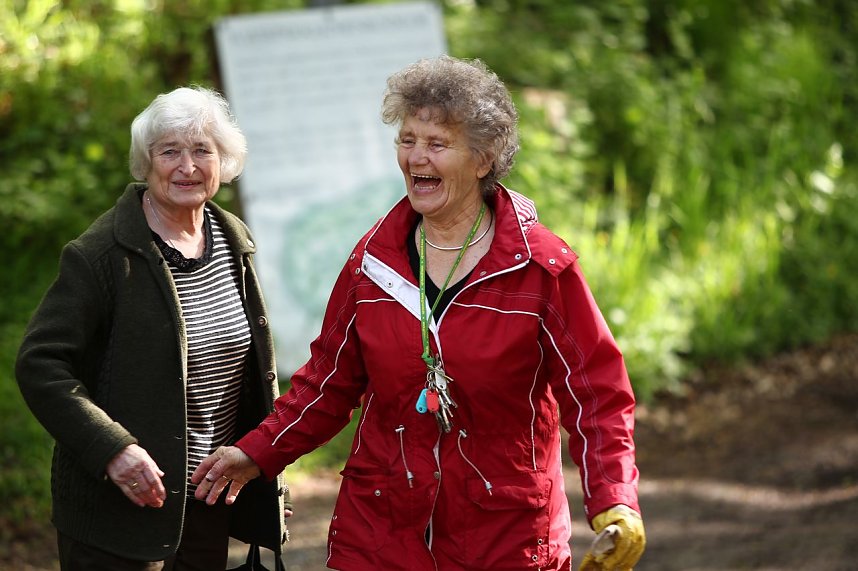 Arbeitseinsatz im Park Hohenrode