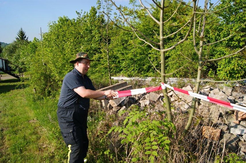 Pfingstfeuer in Obergebra