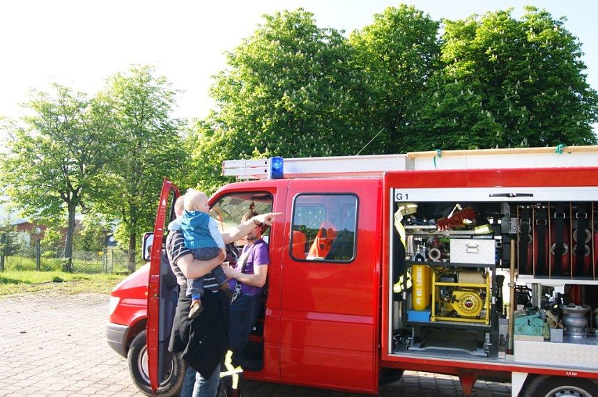 Pfingstfeuer in Obergebra