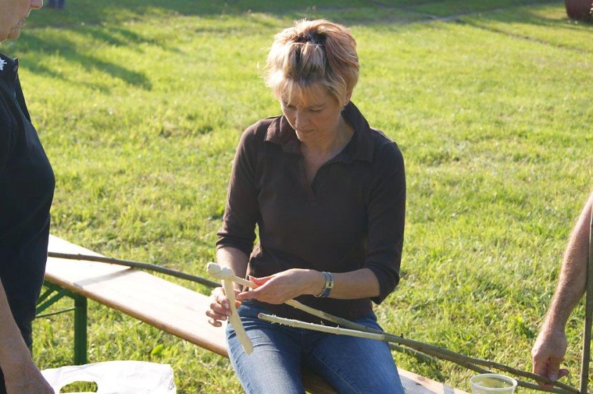 Pfingstfeuer in Obergebra