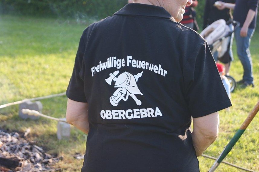 Pfingstfeuer in Obergebra