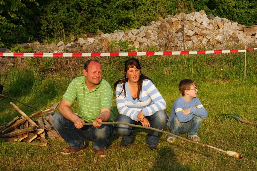 Pfingstfeuer in Obergebra