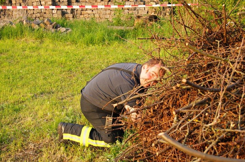 Pfingstfeuer in Obergebra