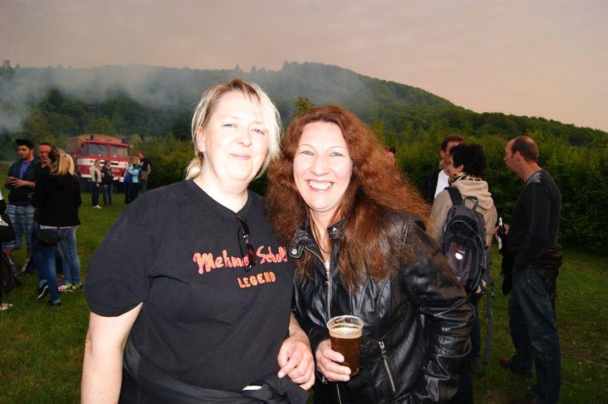 Pfingstfeuer in Obergebra