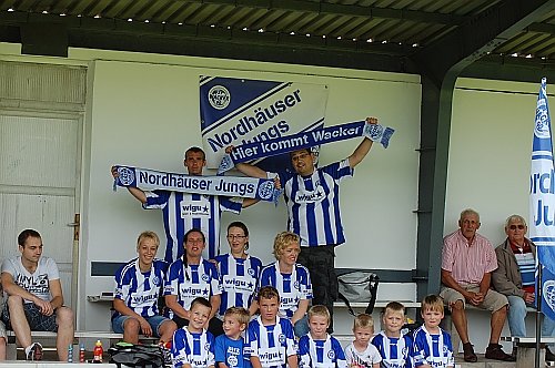 Impressionen vom Hinspiel in Nordhausen