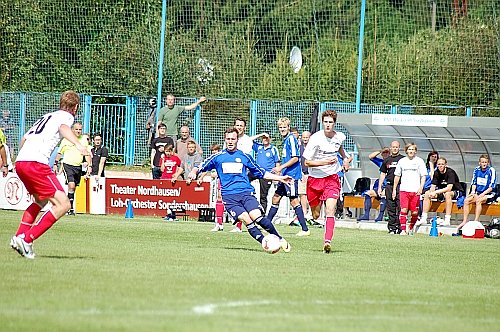 Impressionen vom Hinspiel in Nordhausen