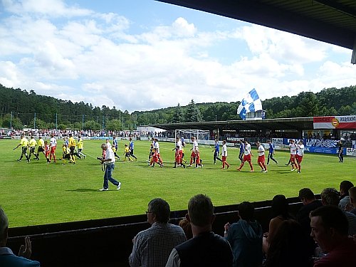 Impressionen vom Hinspiel in Nordhausen