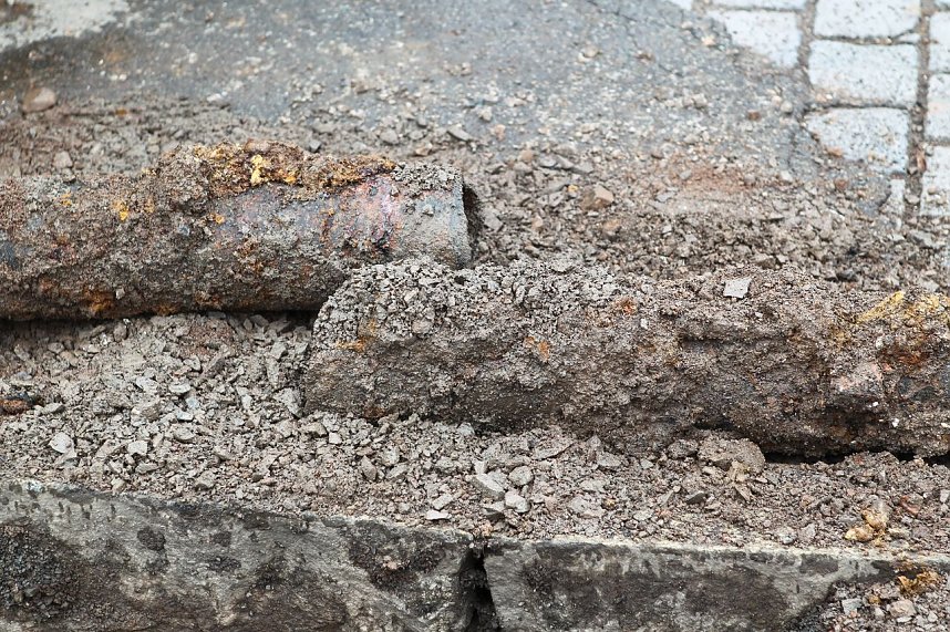 Reparatur am Grimmel